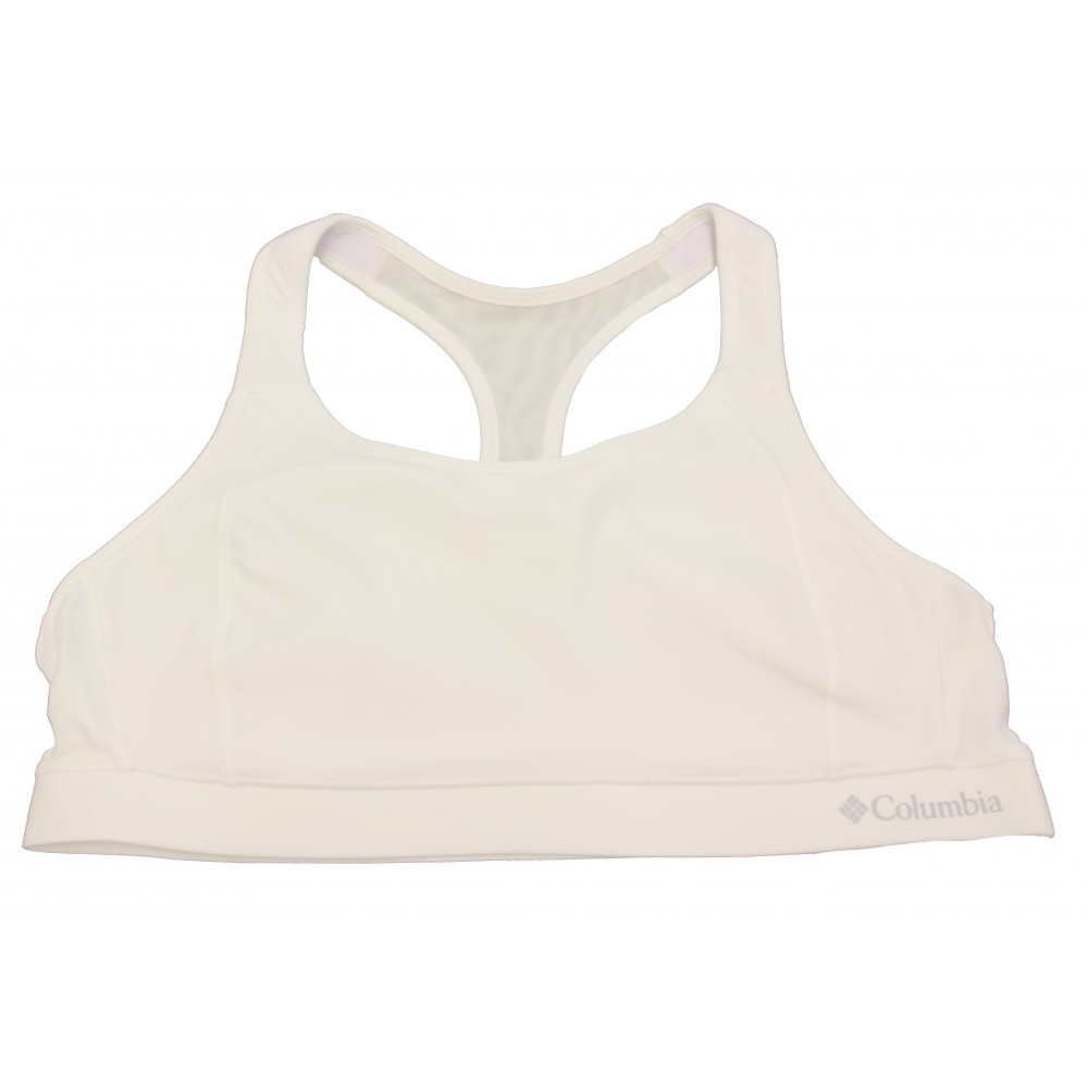 Columbia Women's Molded Cup Bra - High Support 1 Pack, White, X-Large