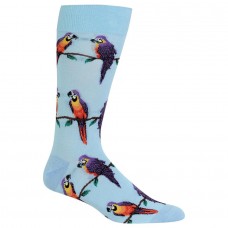 Hotsox Men's Macaws Socks 1 Pair, Hemp Heather, Men's 8.5-12 Shoe