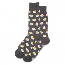 Hotsox Men's Deviled Eggs Socks 1 Pair, Charcoal Heather, Men's 8.5-12 Shoe