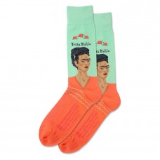 Hotsox Men's Frida Kahlo Socks 1 Pair, Spearmint, Men's 8.5-12 Shoe