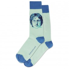 Hotsox Men's John Lennon Portrait Socks 1 Pair, Mint, Men's 8.5-12 Shoe