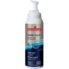 Pedag Combi Cleaner | Aerosol Foam Cleaner for Leather, Textiles and Synthetics | Use for Shoes, Leather Jackets, Sneakers, Boots and Various Fabrics | 1 can | 3.7 oz | Lemon Scented | Made in Germany