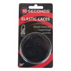 Ten Seconds Elastic Laces,Black
