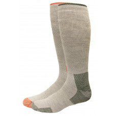 Carolina Ultimate Men's Crew Work Sock, 2 Pair Grey Assort, Men's 10-13