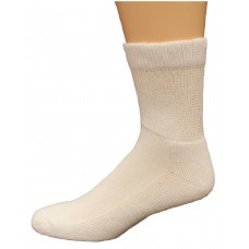 Carolina Ultimate Non-Binding Quarter Socks 2 Pair, White, Men's 12-16