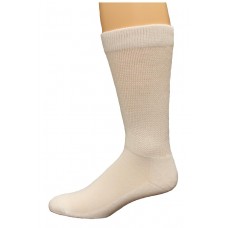 Carolina Ultimate Men's Non-Binding Ultra-Dri Crew Socks 2 Pair, White, Men's 9-13