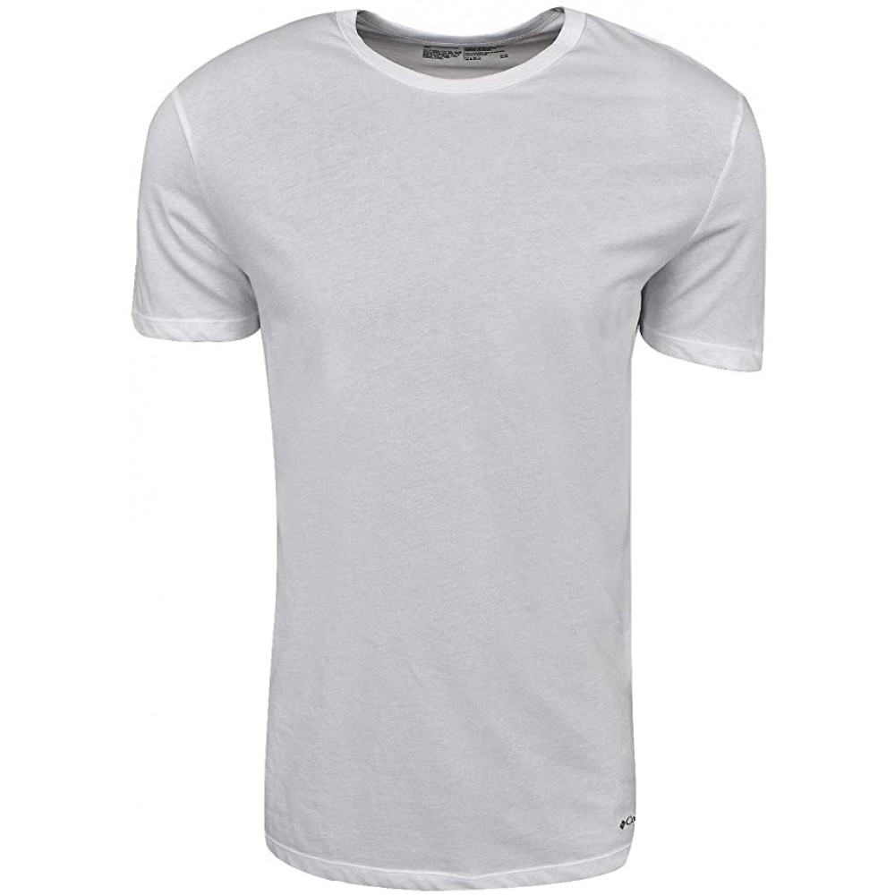 Columbia Men's T-Shirt, White, Large