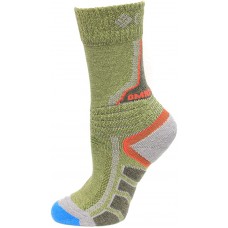 Columbia OMNI-HEAT Space Dye Hiking Crew Socks, Nori, Small Women Shoe Size 4-7.5, 1 Pair
