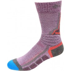 Columbia OMNI-HEAT Space Dye Hiking Crew Socks, Wild Iris, Small Women Shoe Size 4-7.5, 1 Pair