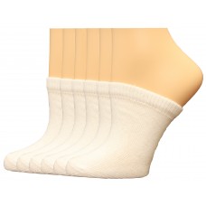 FootGalaxy Premium Clog Socks 6 Pair, White