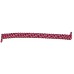 FeetPeople Curly Laces, White/Red/Silver