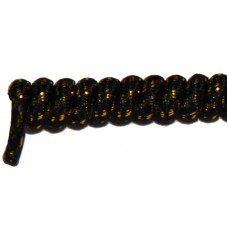 FeetPeople Curly Laces, Black/Gold