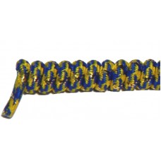 FeetPeople Curly Laces, Yellow/Blue/Gold