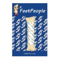 FeetPeople Brogue Casual Dress Laces, Light Sand
