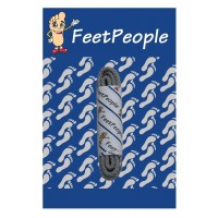 FeetPeople Brogue Casual Dress Laces, Silver