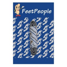 FeetPeople Brogue Casual Dress Laces, Silver