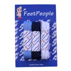 FeetPeople Flat Lace Bundle, 3 Pr, Titans