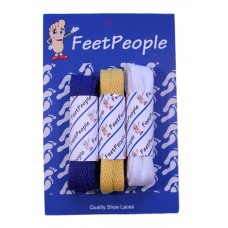 FeetPeople Flat Lace Bundle, 3 Pr, Chargers
