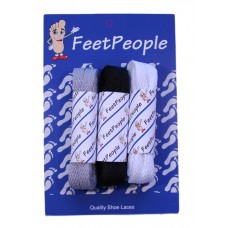 FeetPeople Flat Lace Bundle, 3 Pr, Raiders