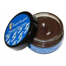 FeetPeople Premium Shoe Cream 1.5 oz, Dusky Brown