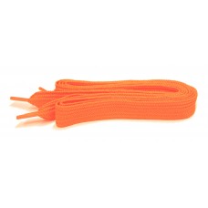 FeetPeople High Quality Fat Laces For Boots And Shoes, Neon Orange
