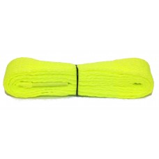 FootGalaxy High Quality Flat Laces For Boots And Shoes, Neon-Yellow