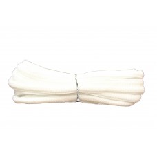 FootGalaxy Oval Laces For Boots And Shoes, White