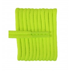 FootGalaxy High Quality Round Laces For Boots And Shoes, Neon Yellow