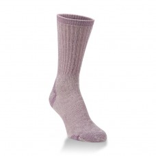 Hiwassee Women's Medium Outdoor Crew Socks 1 Pair, Lavender, Medium