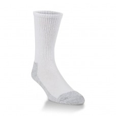 Hiwassee Working Crew Socks 1 Pair, White, X-Large 