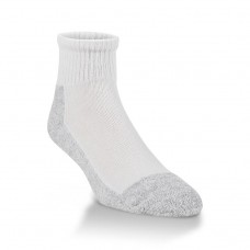Hiwassee Working Quarter Socks 1 Pair, White, Large