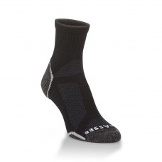 Hiwassee Lightweight Merino Quarter Socks 1 Pair, Black, Large