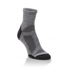 Hiwassee Lightweight Merino Quarter Socks 1 Pair, Grey, Large