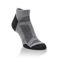 Hiwassee Lightweight Merino Low Socks 1 Pair, Grey, Large