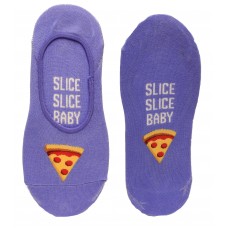 Hotsox Women's No Show Slice Slice Baby Socks 1 Pair, Periwinkle, Women's Shoe 4-10