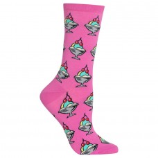 HotSox Womens Ice Cream Sundae Socks, Pink, 1 Pair, Womens Shoe 4-10