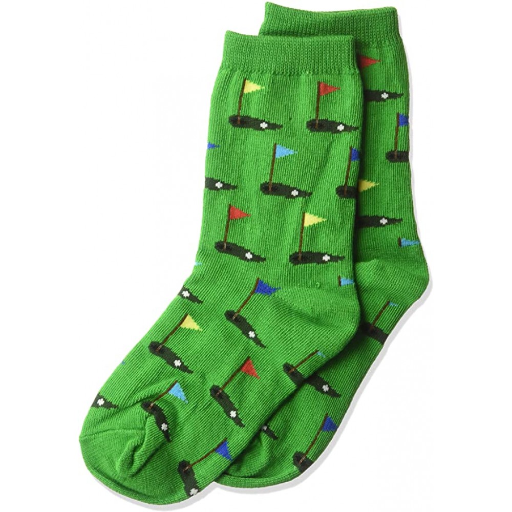 HotSox Kids Golf Socks, Green, 1 Pair, Medium/Large