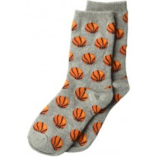 HotSox Kids Basketball   Socks, Grey Heather, 1 Pair, Small/Medium