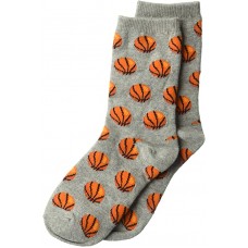 HotSox Kids Basketball   Socks, Grey Heather, 1 Pair, Small/Medium