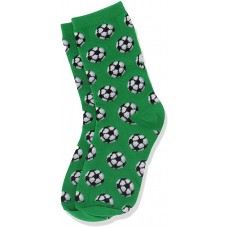 HotSox Kids Soccer Balls  Socks, Green, 1 Pair, Large/X-Large