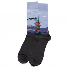 HotSox Japan Socks, Periwinkle, 1 Pair, Men Shoe 6-12.5