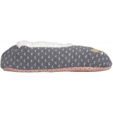 K. Bell Mermaid Cozy Slipper, Charcoal Heather, Size S/M, 1 Pair