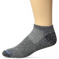 K. Bell Men's Repreve Low Cut Socks, White Marl, Sock Size 10-13/Shoe Size 6.5-12, 1 Pair