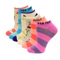 K. Bell Rugby Striped Six Pair Pack Socks 1 Pair, Pink Assorted, Kids Sock Size 7-8.5/Shoe Size 11-4
