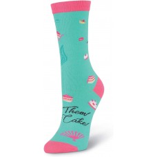 K. Bell Mermaid Antoinette, Turquoise, Womens Sock Size 9-11/Shoe Size 4-10, 1 Pair