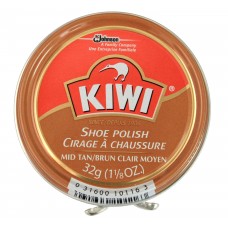 Kiwi Shoe Polish, Mid Tan, 1.125 Ounces