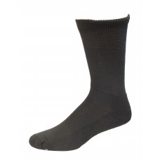 Medipeds Men'S Non Binding Crew Socks 4 Pair, Black, M9-12