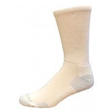 Medipeds Nanoglide Crew Socks 4 Pair, White, M9-12