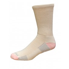 Medipeds Nanoglide Crew Socks 4 Pair, White, W7-10