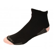 Medipeds Nanoglide Quarter Socks 4 Pair, Black, W7-10